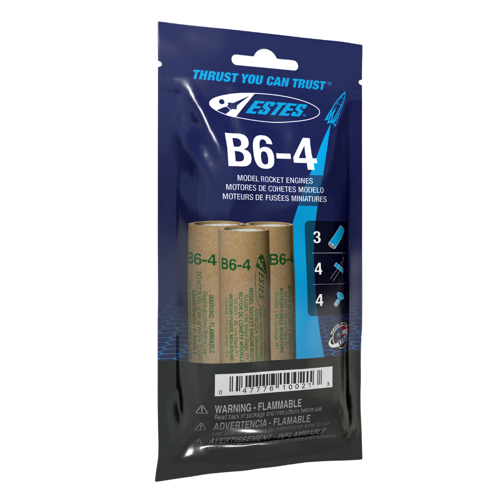 Estes Rockets - B6-4 Engines (3pk) Main image