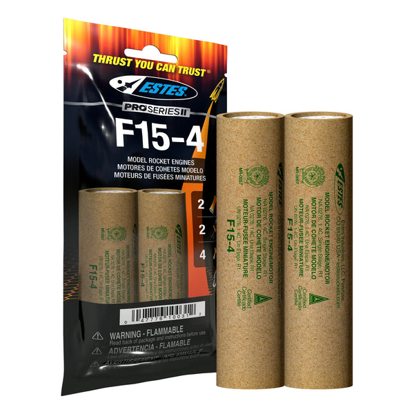 Estes Rockets - F15-4 Engines (29 mm) (2pk)