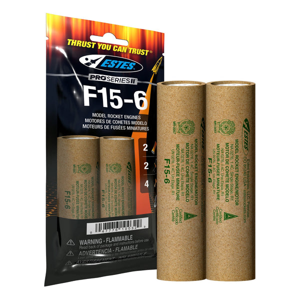 F15-6 29mm Model Rocket Engines (2pk)