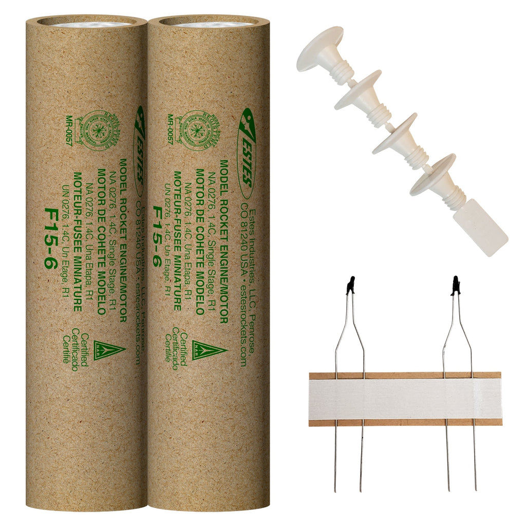 F15-6 29mm Model Rocket Engines (2pk)