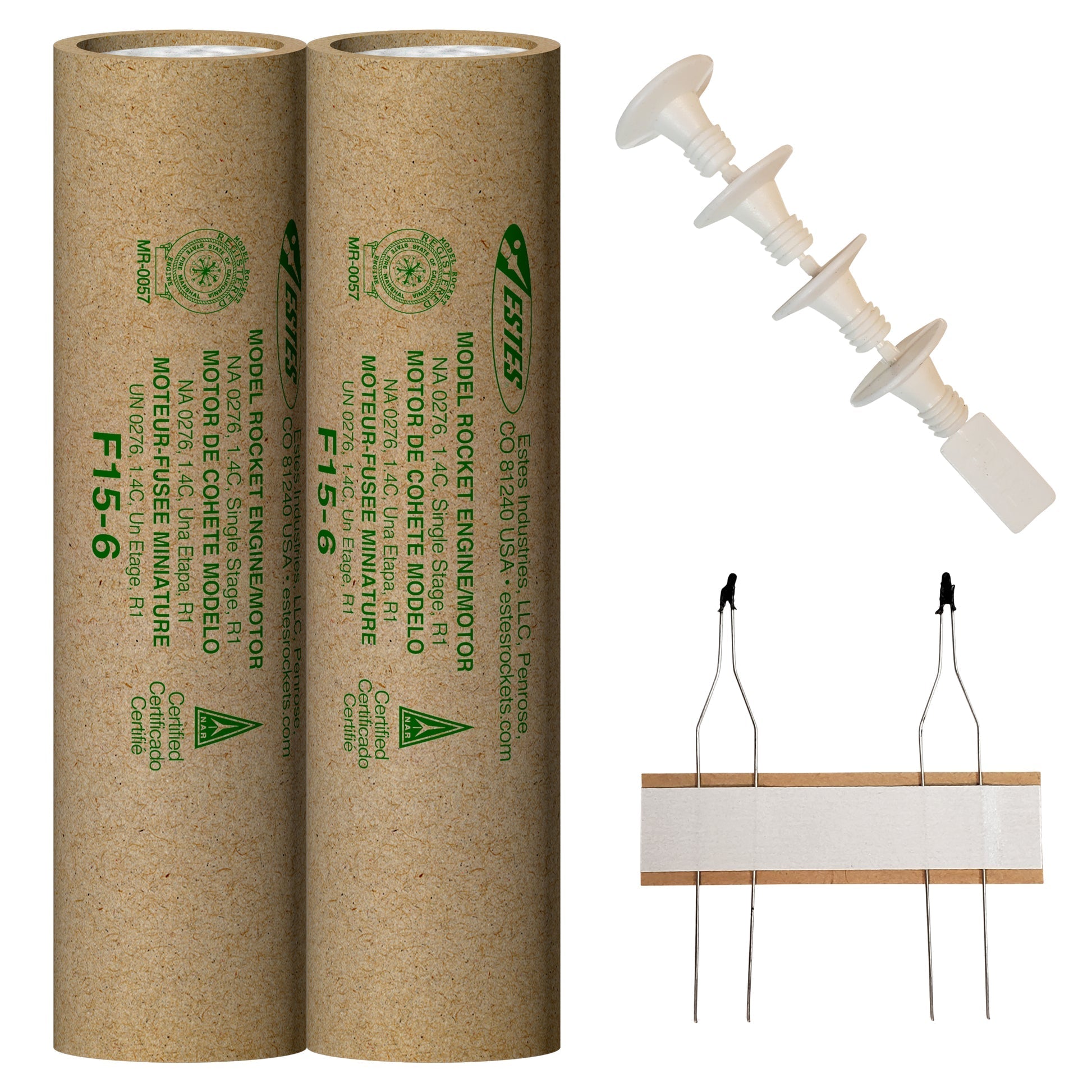 F15-6 29mm Model Rocket Engines (2pk)