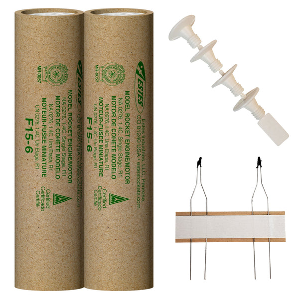 F15-6 29mm Model Rocket Engines (2pk)