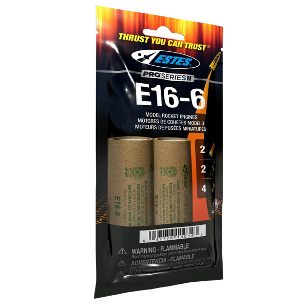 Estes Rockets - E16-6 Engines (29 mm) (2pk)