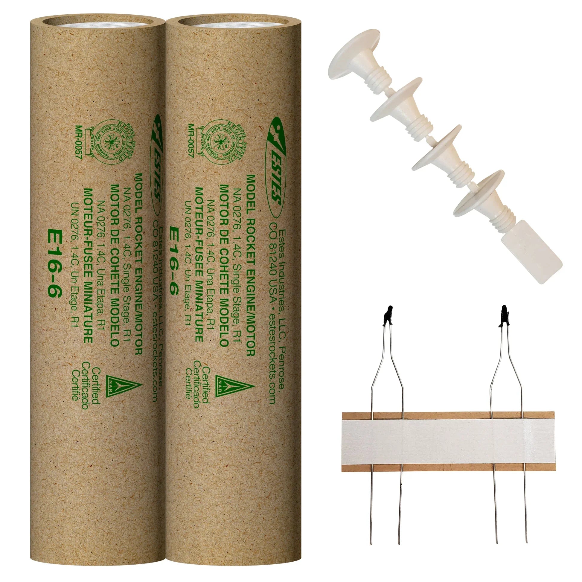 Estes Rockets - E16-6 Engines (29 mm) (2pk)
