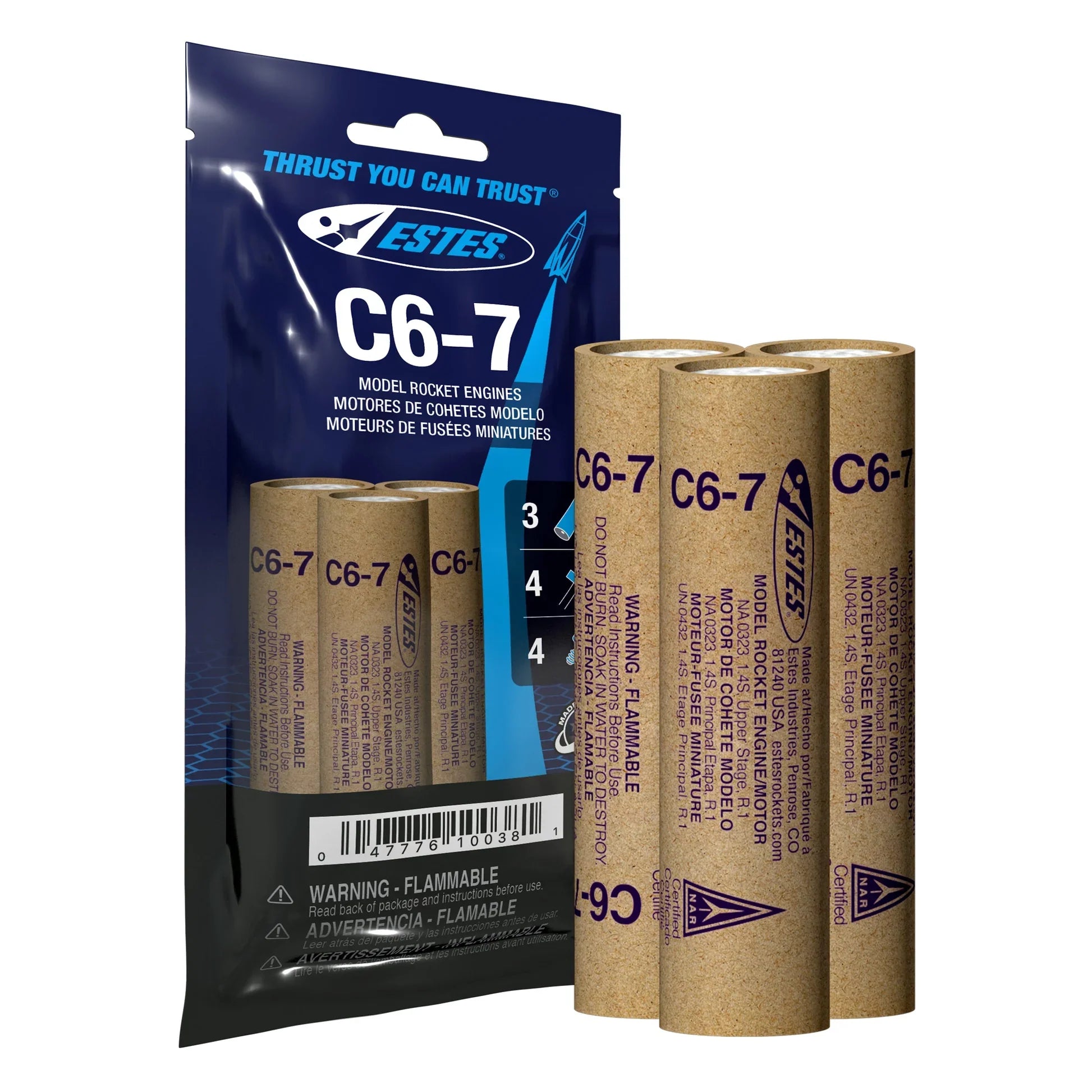 ESTES C6-7 Engines