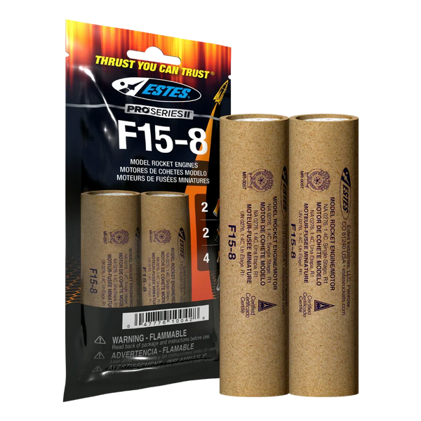 Estes Rockets - F15-8 Engines (29 mm)