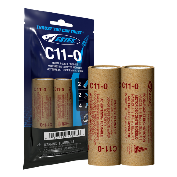 C11-0 Model Rocket Engines 24mm (2pk)