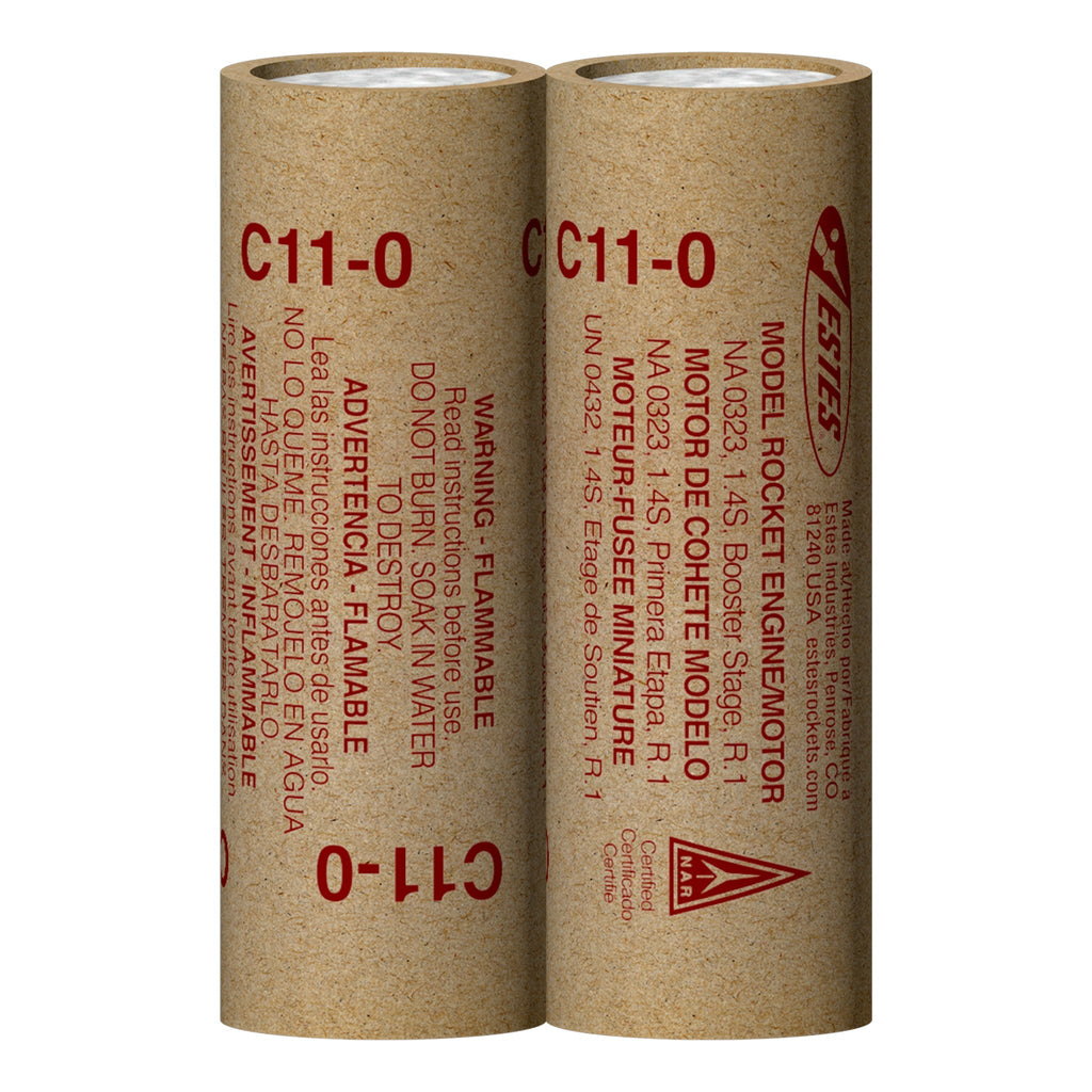 C11-0 Model Rocket Engines 24mm (2pk)
