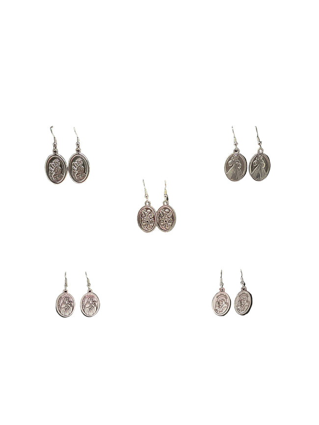 Religious Earrings Hover Image