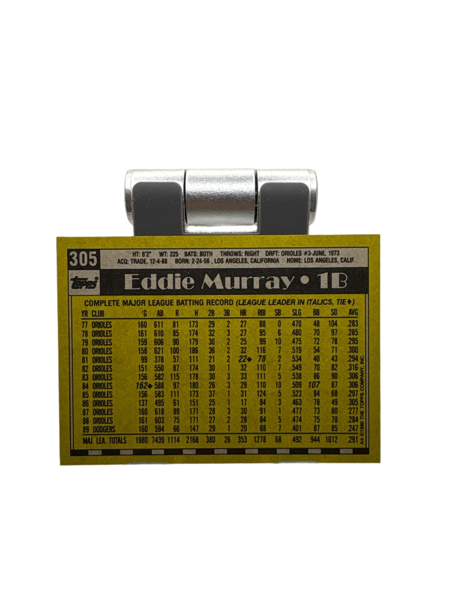 Topps Eddie Murray