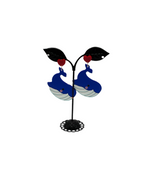 Blue Whale Earrings