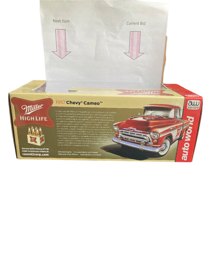 Auto World 1957 Chevy Cameo Diecast