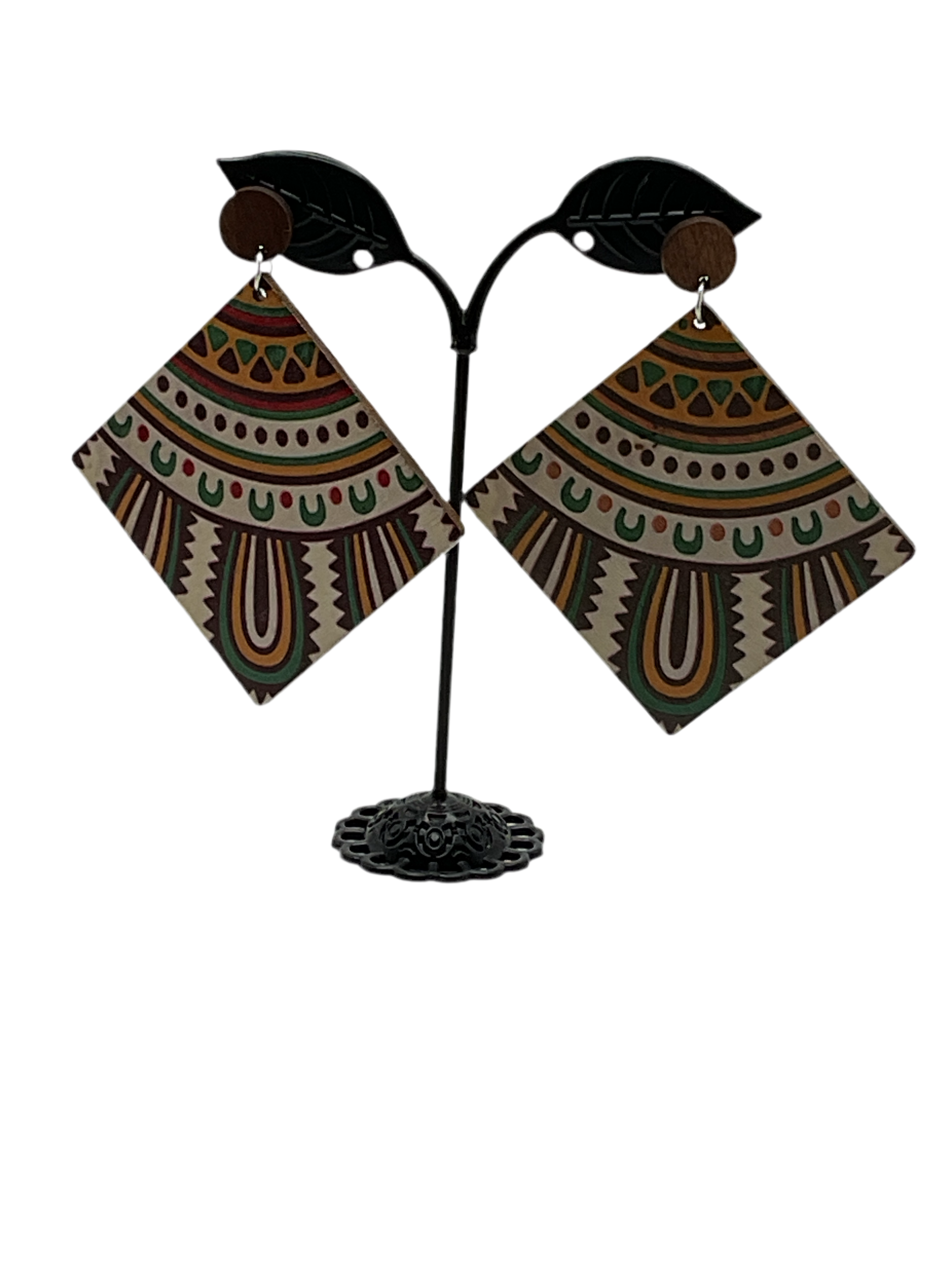 Square earrings Main image