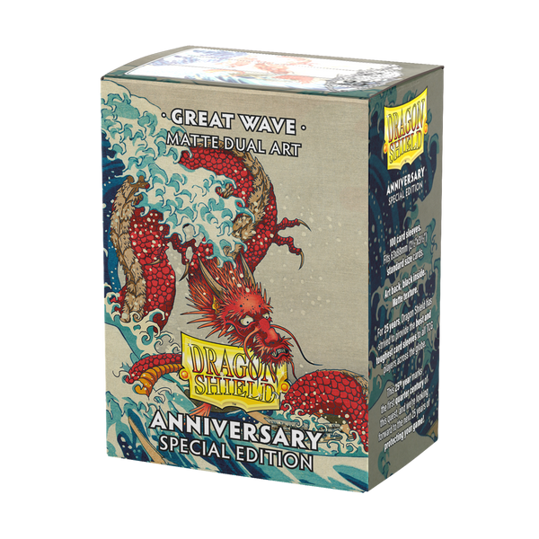 Dragon Shield: Standard 100ct Art Sleeves - Great Wave (Anniversary Special Edition)