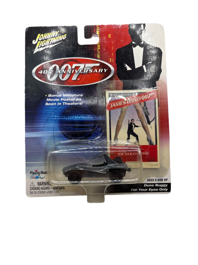 Johnny Lightning Dune Buggy Diecast Gray Hover Image