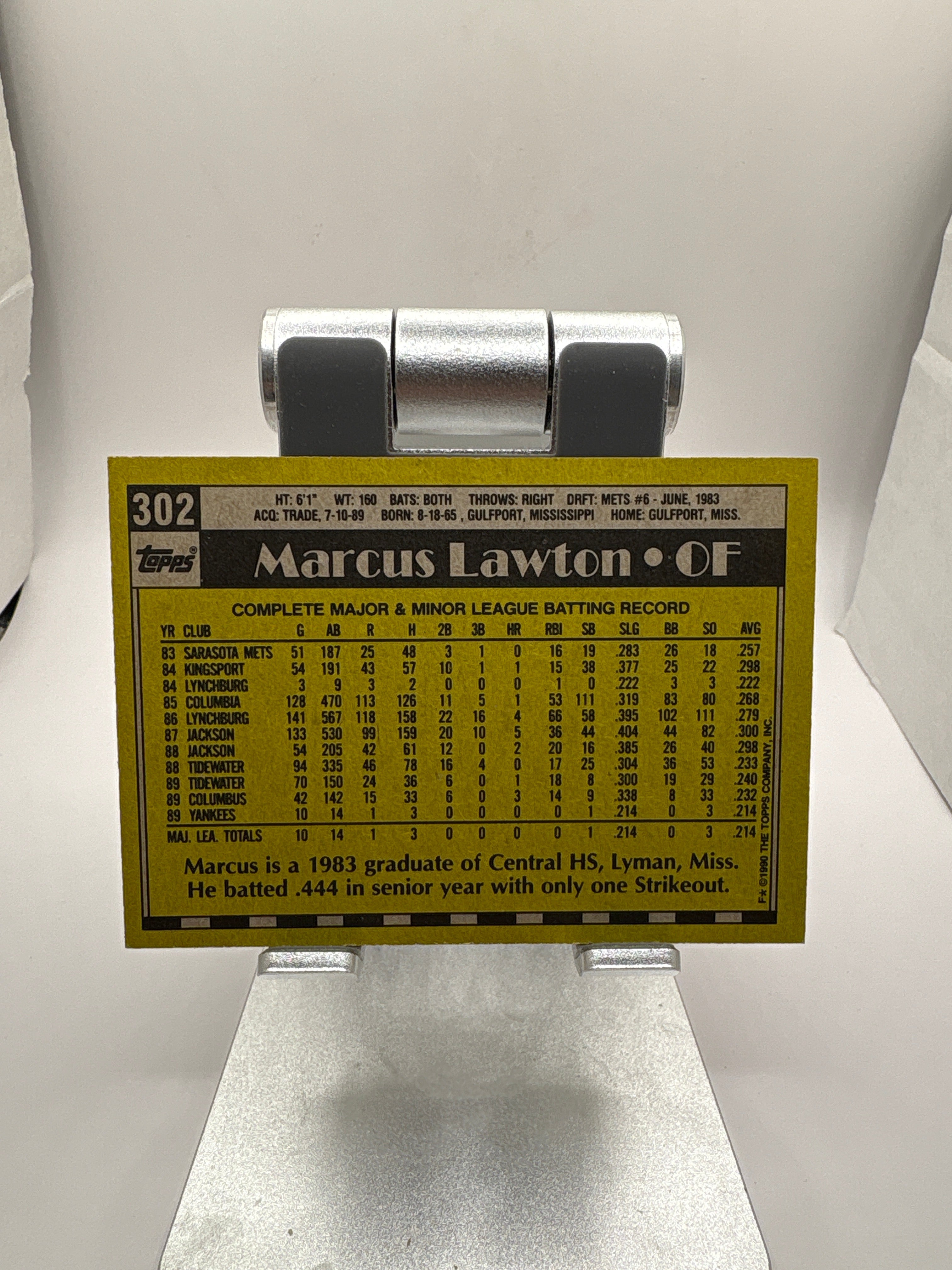 Topps Marcus Lawton