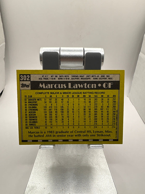 Topps Marcus Lawton