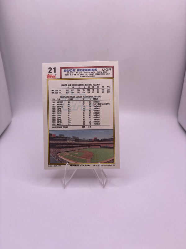 Topps Buck Rodgers