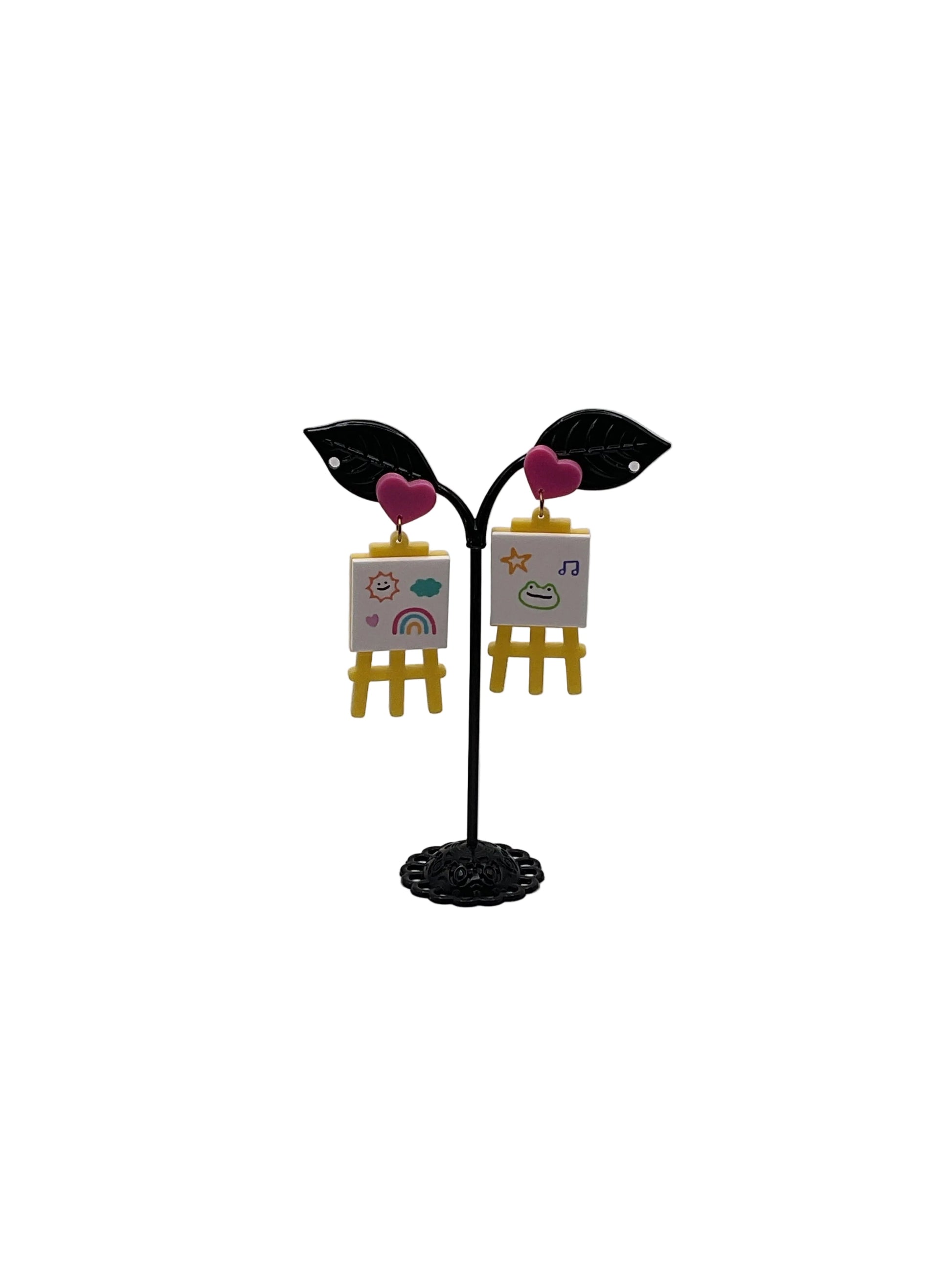 Art Easel Earrings
