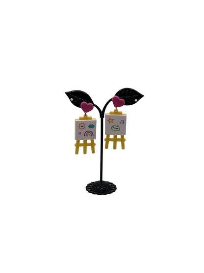 Art Easel Earrings
