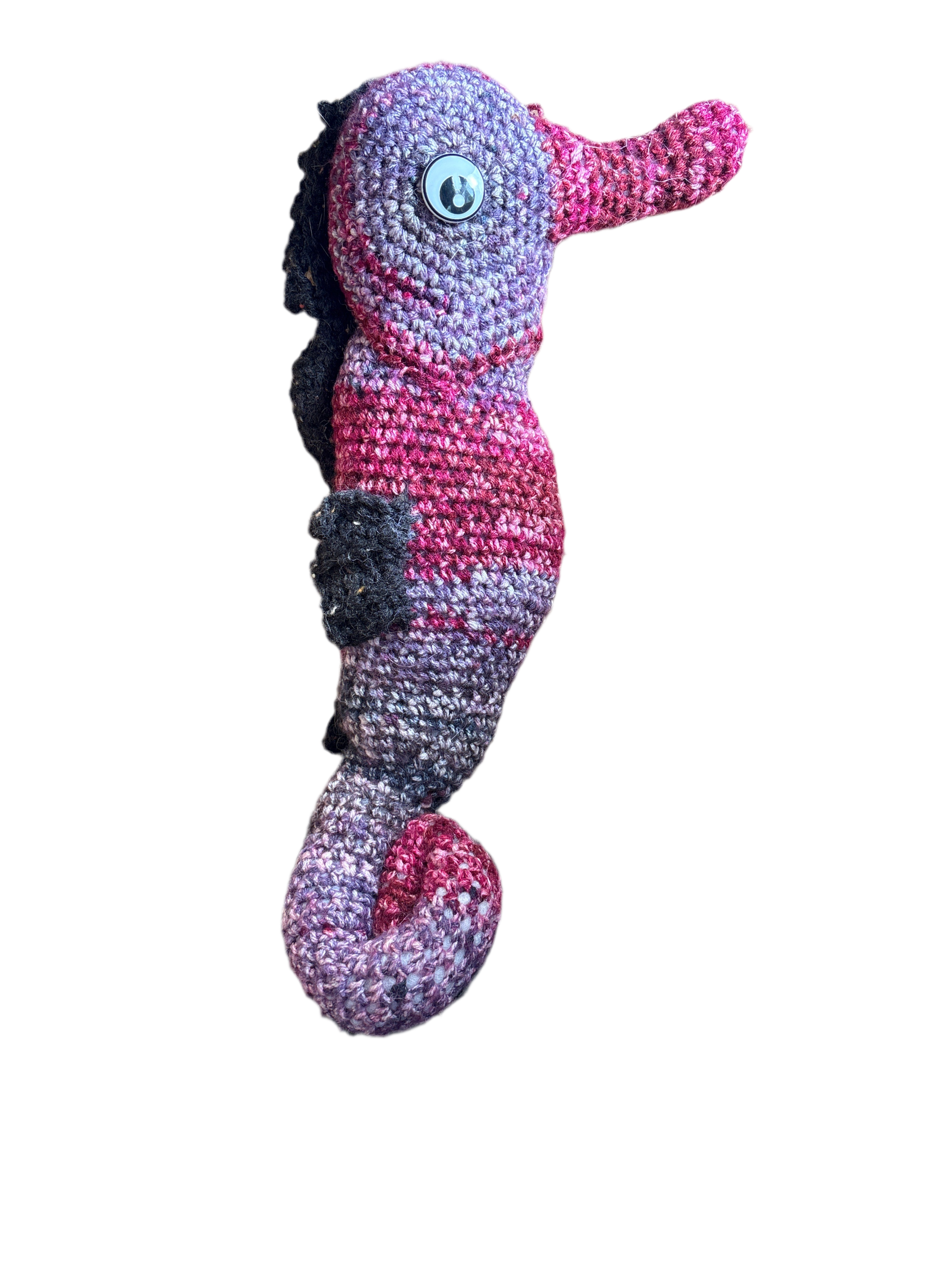 Hand Crocheted Seahorse Stuffed Animal Main image