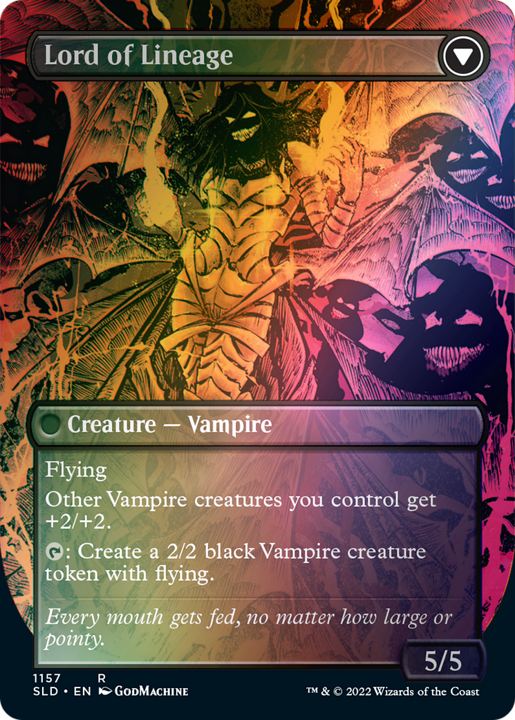 Bloodline Keeper // Lord of Lineage (SLD-1157) - Secret Lair Drop (Borderless) Foil
