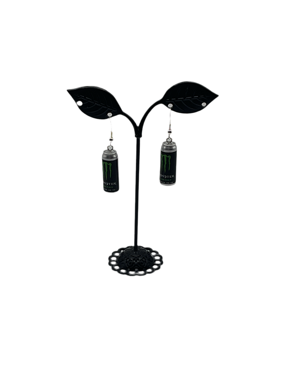 Monster Energy drink earrings