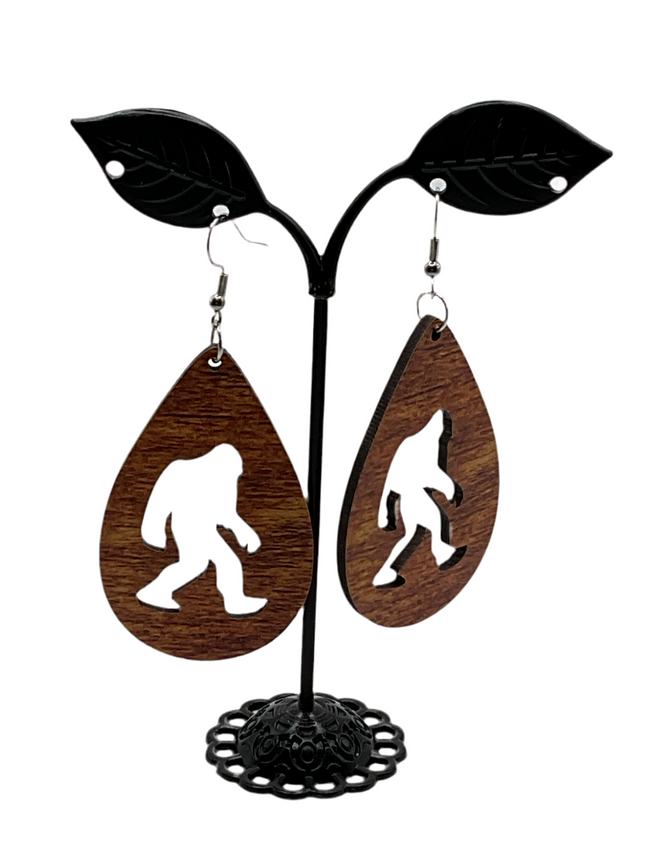 Bigfoot earrings Hover Image