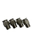 SPDZ1 1/8 NPT - 1/4 DOT Straight 4 Piece Heavy Duty Fitting Kit