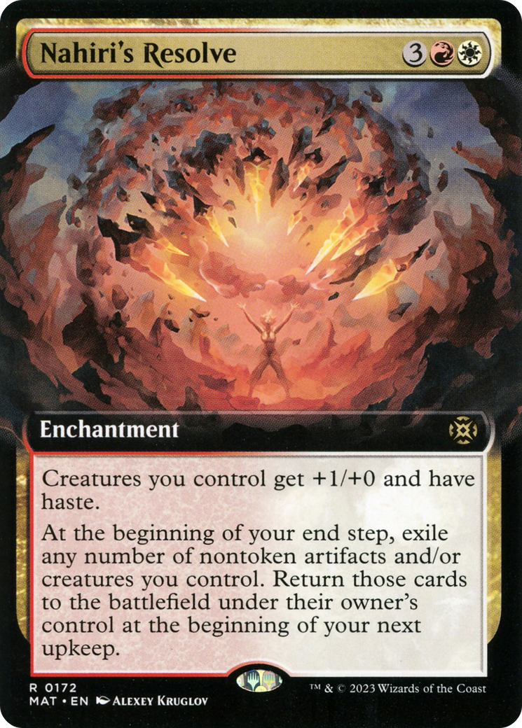 Nahiri's Resolve (MAT-172) - March of the Machine: The Aftermath: (Extended Art)