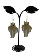 Standing cat meme earrings