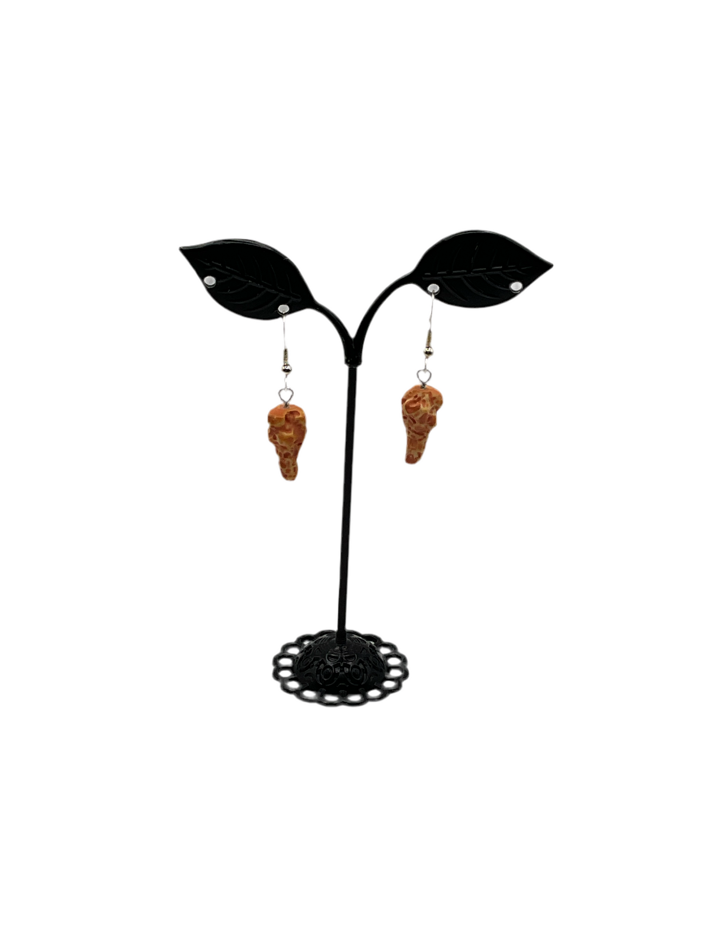 Chicken leg earrings