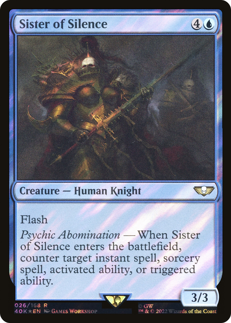 Sister of Silence (40K-26★) - Warhammer 40,000 Commander Foil