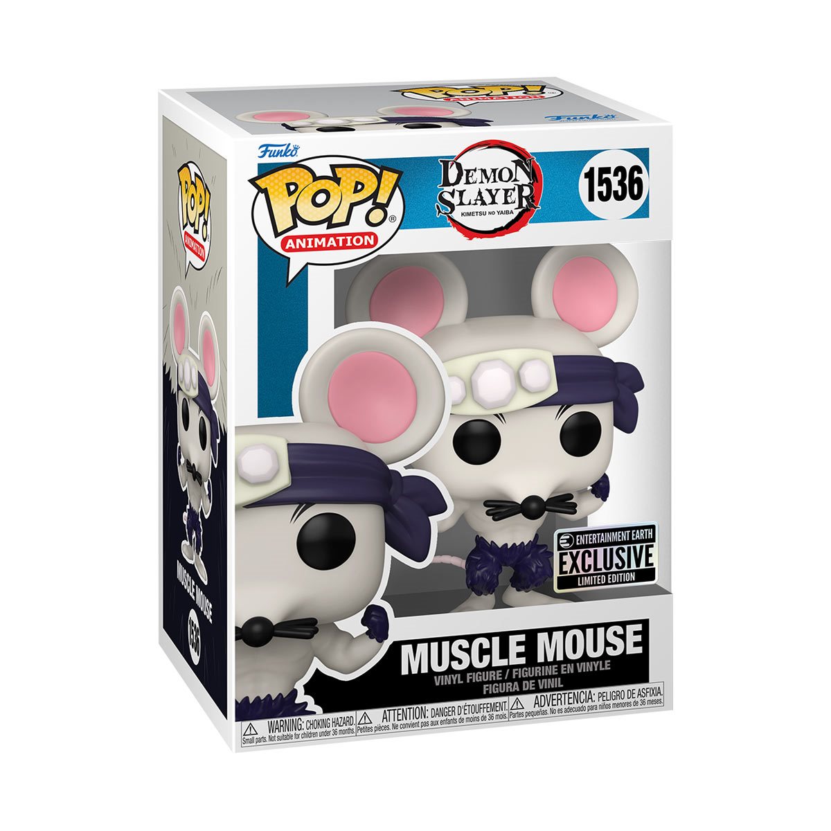 Demon Slayer Muscle Mouse Funko Pop! Vinyl Figure #1536 - Entertainment Earth Exclusive - Collectors World Toys