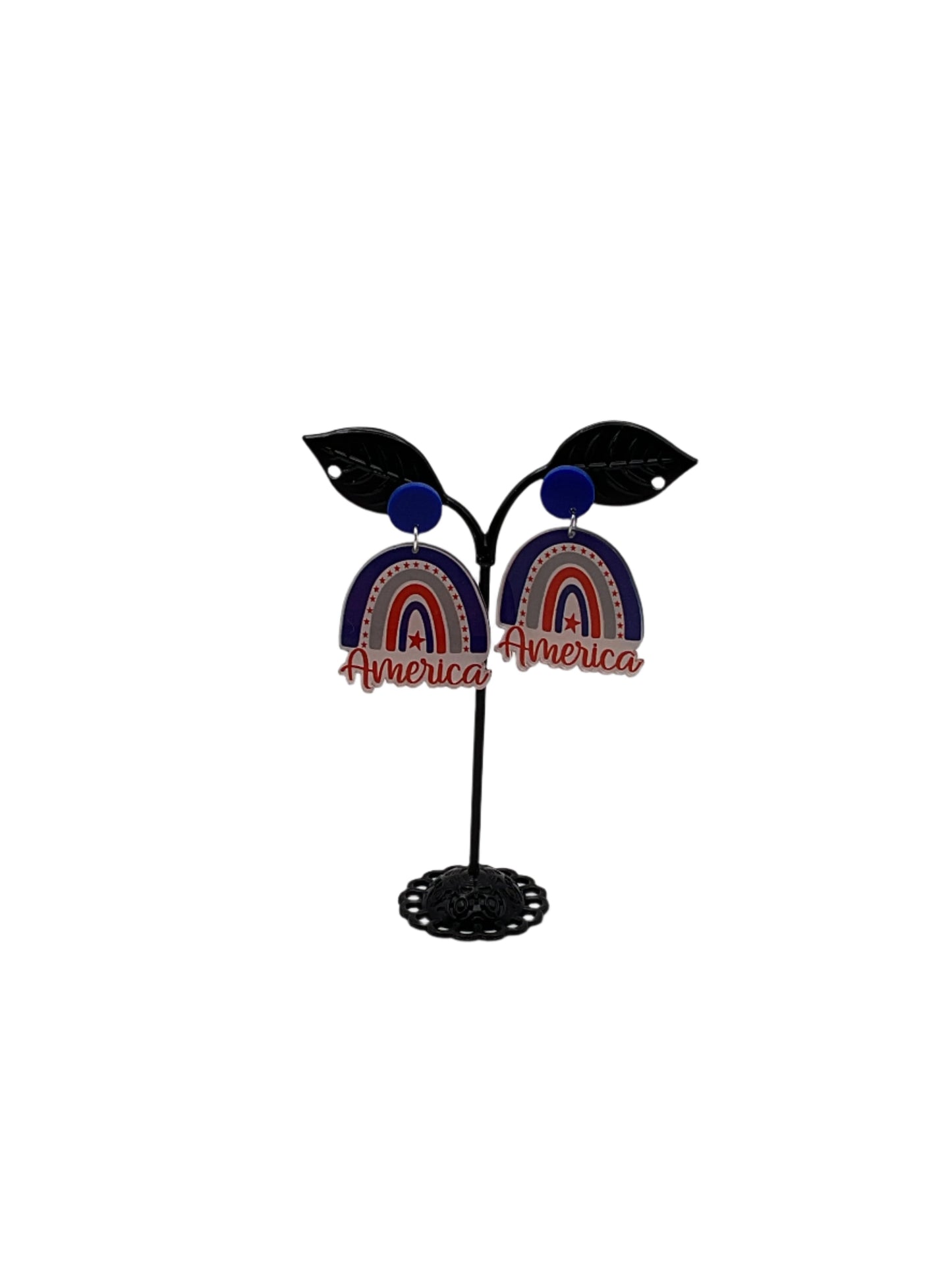 America Rainbow Earrings