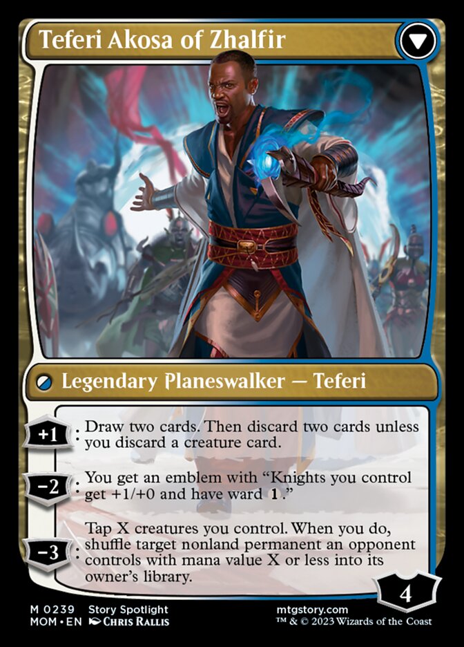 Invasion of New Phyrexia // Teferi Akosa of Zhalfir (MOM-239) - March of the Machine