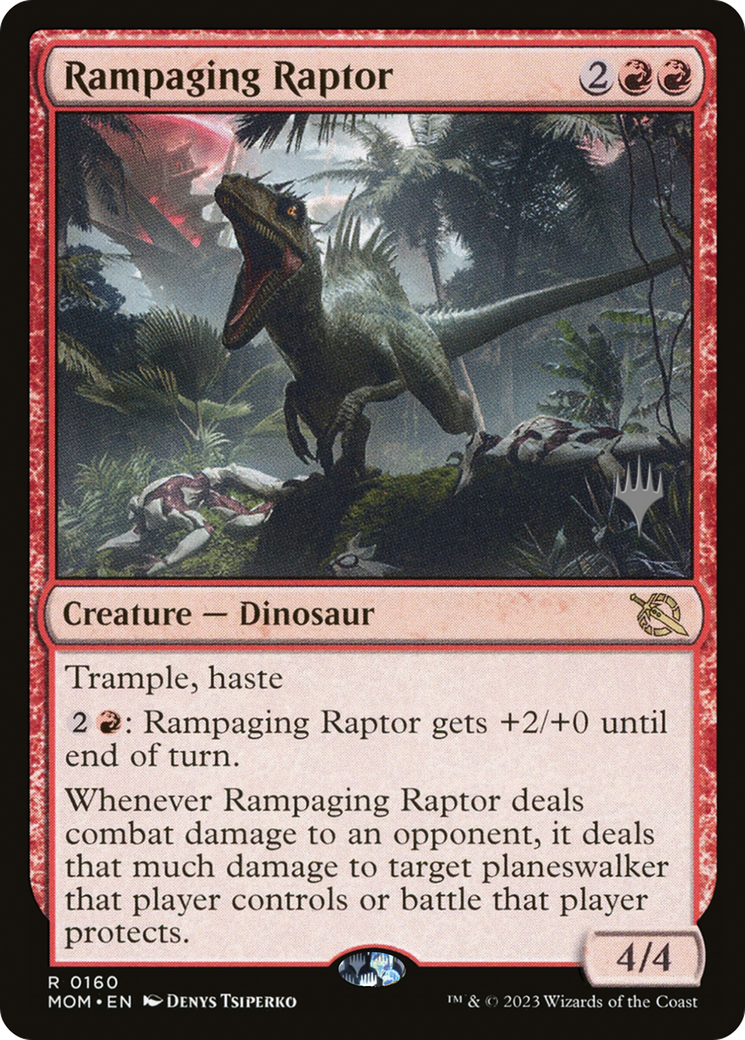 Rampaging Raptor (PPMOM-160P) - March of the Machine Promos