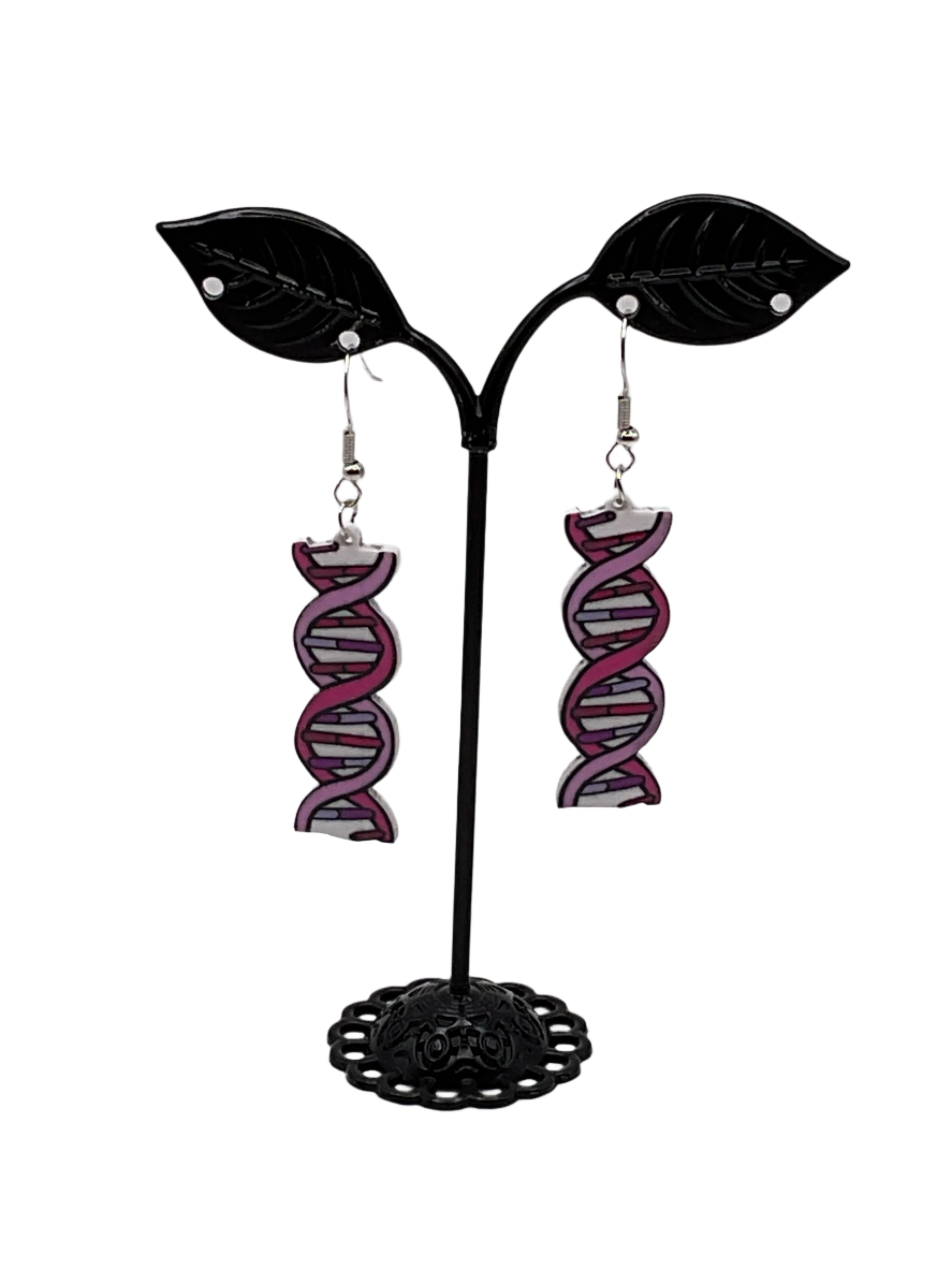 DNA Strand Earrings