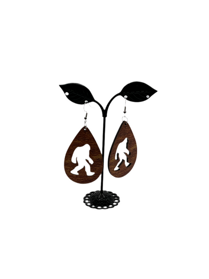 Bigfoot earrings