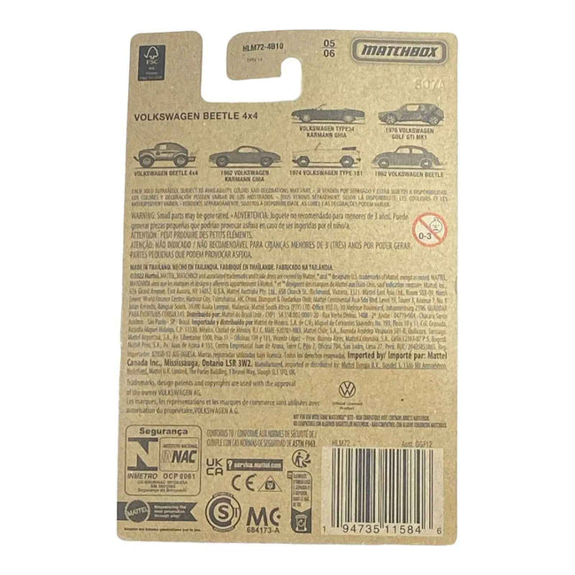 Matchbox Volkswagen Beetle 4x4 - Matchbox 70 Years Series 06/06 Main Image