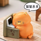 OFFICE CATS FIGURINE BLIND BOX (1 Blind Box) - Collectors World Toys