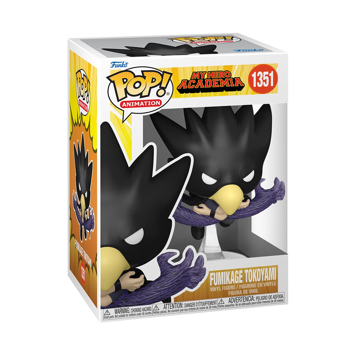 My Hero Academia Fumikage Tokoyami (Fallen Angel) Funko Pop! Vinyl Figure #1351 Secondary image