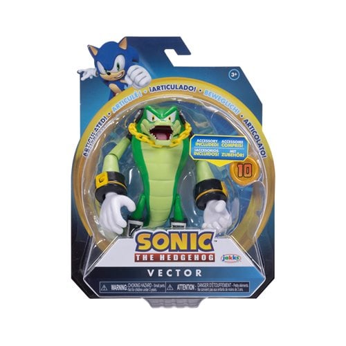 Sonic the Hedgehog 4" Action Figure - Select Figure(s) Vector with Super Ring