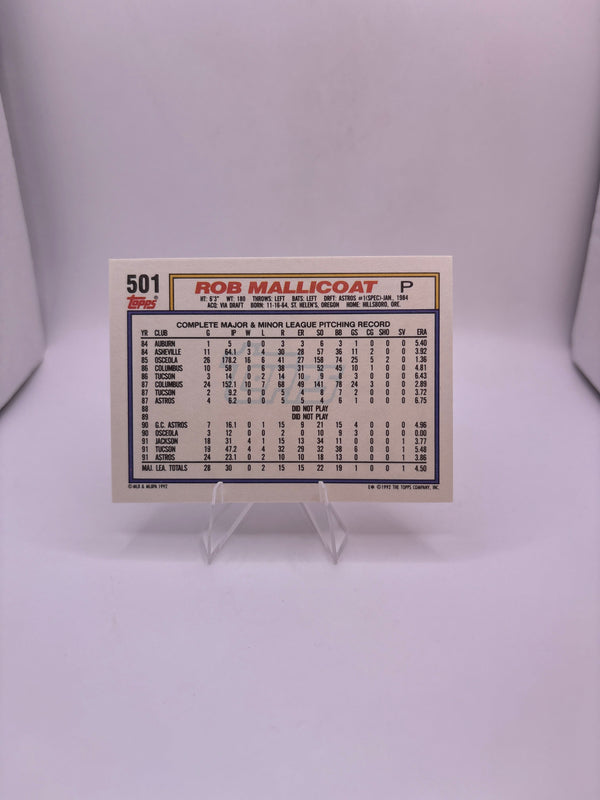 Topps Rob Mallicoat