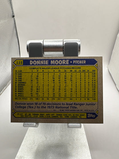 Topps Donnie Moore