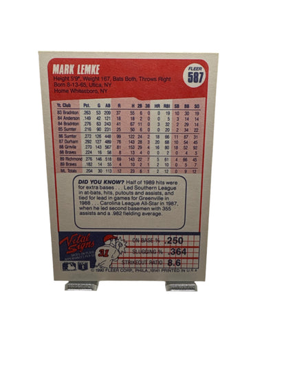 Fleer Mark Lemke