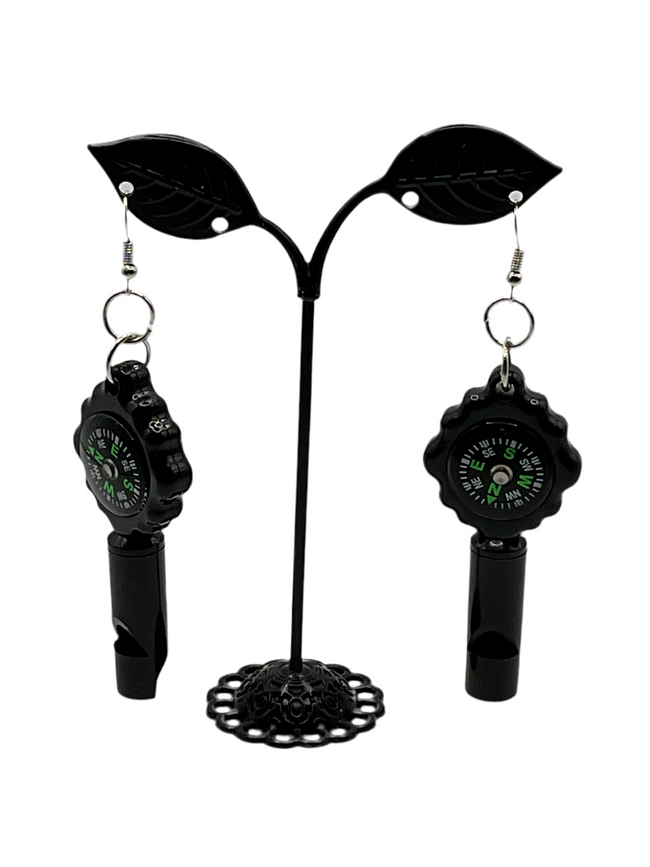 compass earrings Hover Image