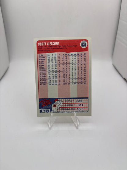 Fleer Scott Fletcher