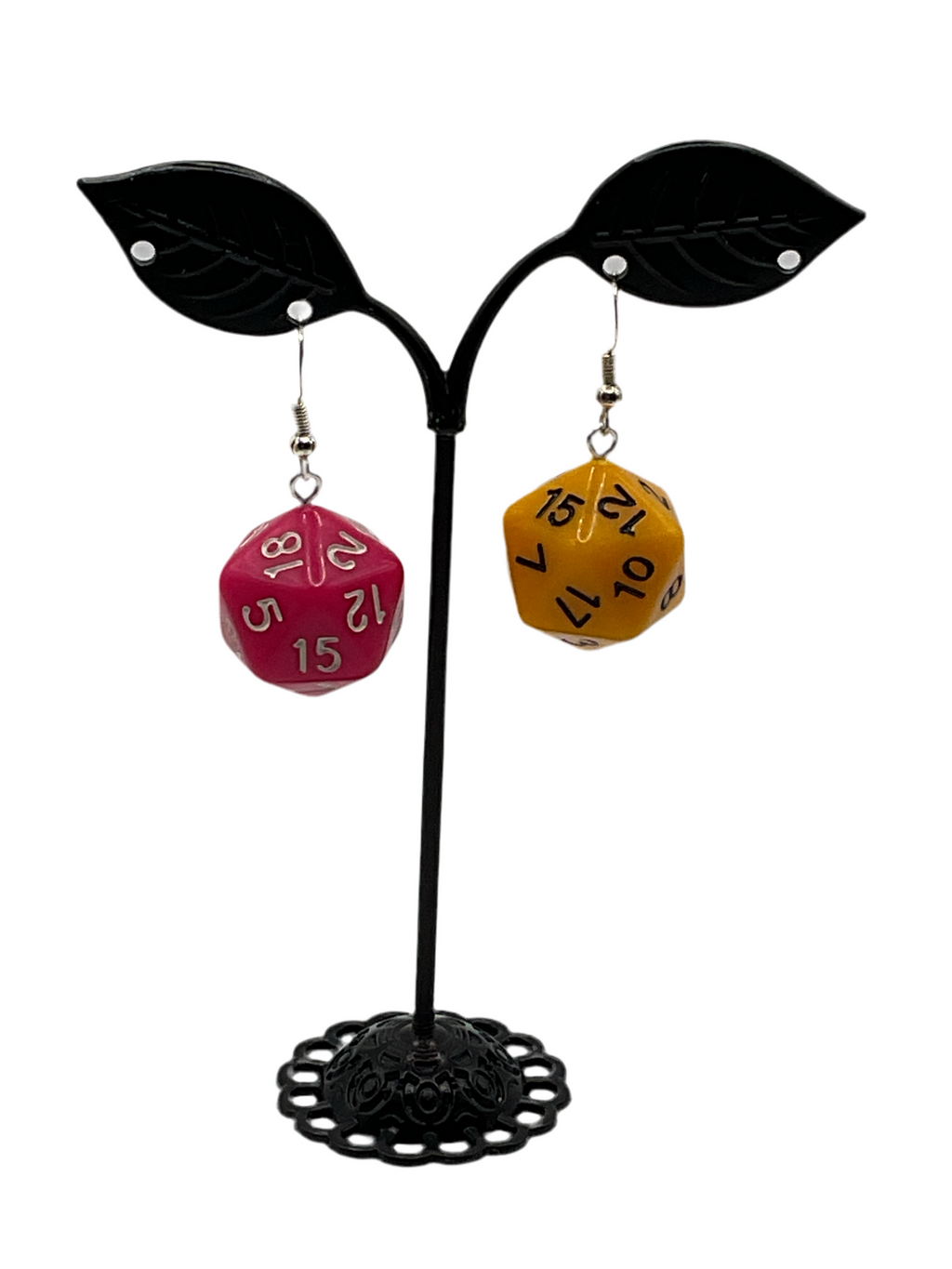 D20  Colorful Dice Earrings
