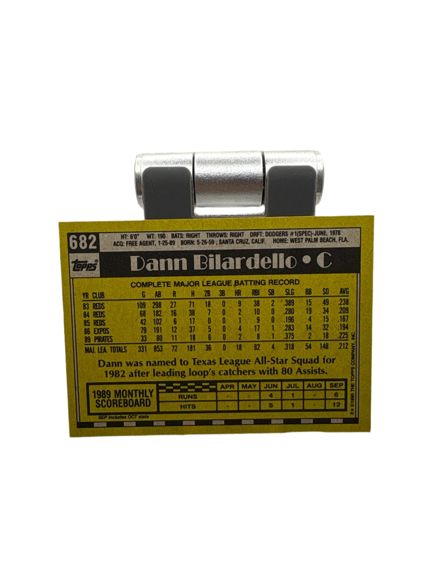 Topps Dann Bilardello